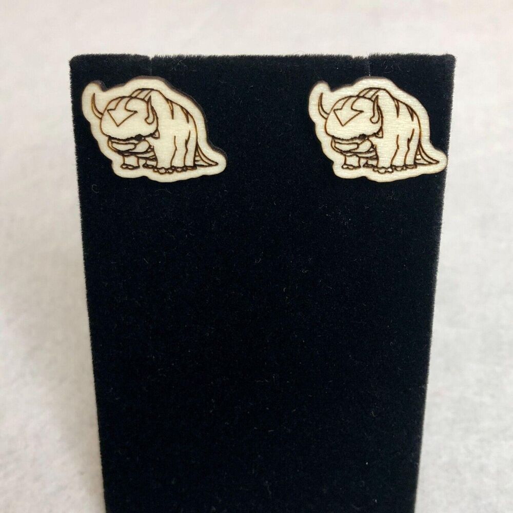 Avatar Appa Wood Stud Earrings